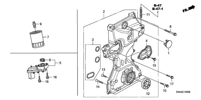 2006 Honda Civic  Bolt, Special (6X31) Diagram for 90021PNA000