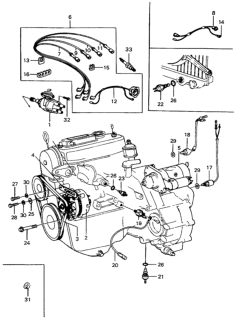 1973 Honda Civic Bolt, Hex. (8X22) Diagram for 92101080220H