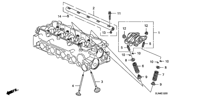 2008 Honda Fit Pin, Dowel (7-10X10) Diagram for 90719PWA000