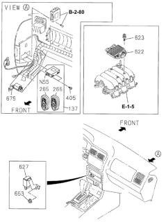 2001 Honda Passport Transmitter Assembly Diagram for 8973097600