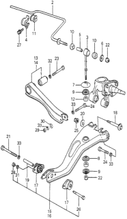 1981 Honda Prelude  Nut, Hex. (12MM) Diagram for 94001120000S