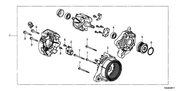 2016 Honda CR-V Bolt Diagram for 902315X6J01