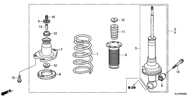2014 Honda Ridgeline Bolt, Flange (10X42) Diagram for 90172T6ZA00
