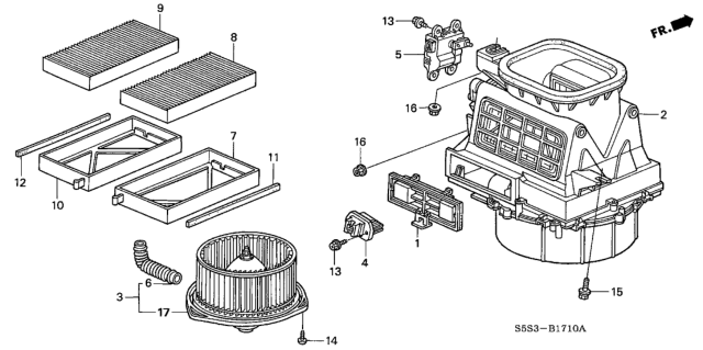 2005 Honda Civic  Transistor, Power Diagram for 79330S6A941