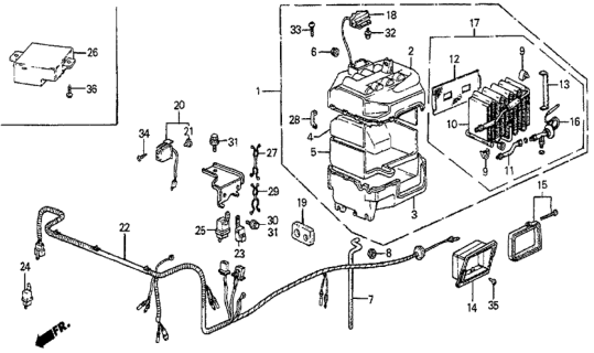 1986 Honda Prelude Screw, Tapping (4X16) Diagram for 9390134420