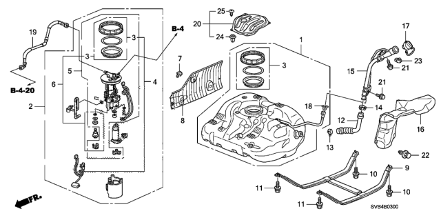 2010 Honda Civic  Cover, Fuel Filler Pipe Diagram for 17668SVAA00