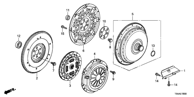 2020 Honda Fit  Plate, Drive Diagram for 262515T0000