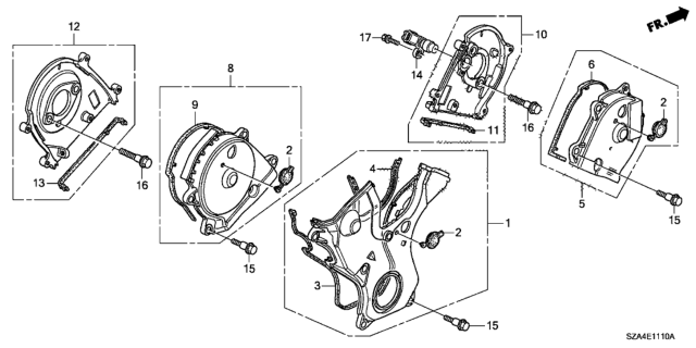 2014 Honda Pilot Sensor Assembly, Tdc Diagram for 37840R70A01