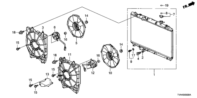 2018 Honda Accord Screw-Washer (5X12) Diagram for 900506A0A01