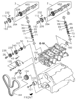 1998 Honda Passport  Shaft, L. Idle Gear Diagram for 8971319661
