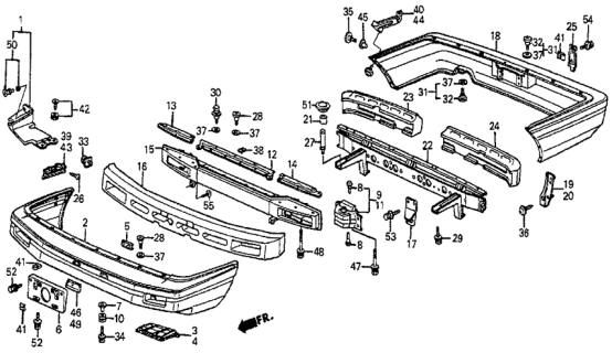 1985 Honda Prelude  Bolt-Washer (10X25) Diagram for 934051002508
