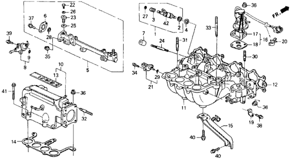 1992 Honda Accord  Bolt, Stud (8X60) Diagram for 92900080600B