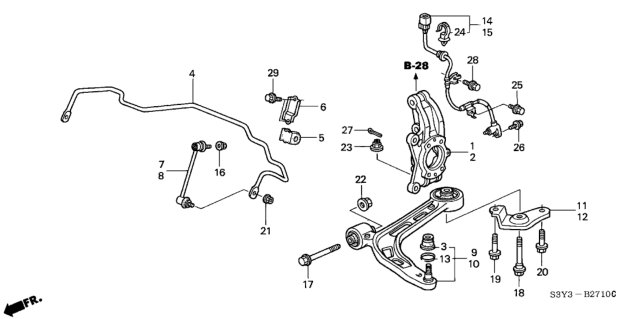 2002 Honda Insight  Bolt-Washer (6X12) Diagram for 934020601204
