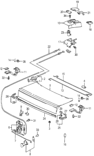 1985 Honda Accord  Cap, Remote Control Fuel Opener Cover *NH68L* (JUNO GRAY) Diagram for 85514SA6901ZS
