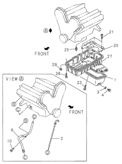 1999 Honda Passport  Stud Bolt Diagram for 9041106300