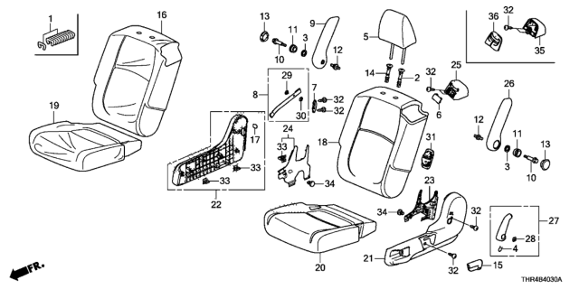 2022 Honda Odyssey  Clip, Trim (5MM) *NH900L* (DEEP BLACK) Diagram for 90666SA7003J7