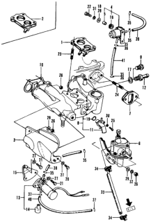 1973 Honda Civic Bolt, Stud (6X28) Diagram for 92900060280B