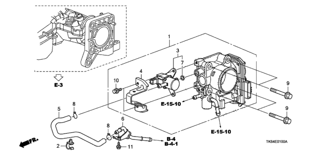 2012 Honda Fit  Bolt-Washer (8X60) Diagram for 934010806008