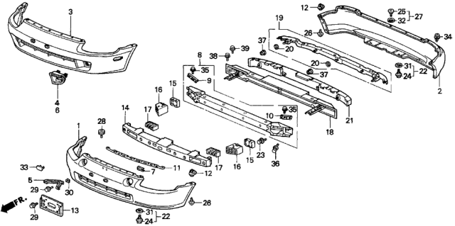 1996 Honda Del Sol Screw, Tapping (5X16) Diagram for 90121SA7000