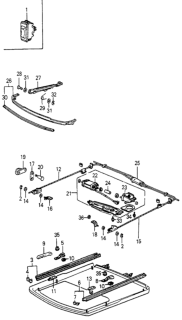 1983 Honda Accord Seal, Deflector Diagram for 71979SA5921