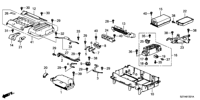 2016 Honda CR-Z  Cable Assy., Ipu Ground Diagram for 32603SZT000