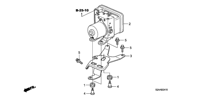 2008 Honda S2000  Bolt, Mount Diagram for 57376SLJ000