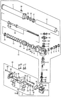 1985 Honda Accord Spool C, Cut-Off (-0.010/-0.005) Diagram for 53652SA5950