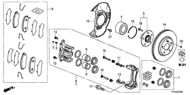 2020 Honda CR-V Hybrid  PIN Diagram for 45262THAH02