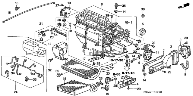 2006 Honda CR-V  Valve Assembly, Expansion Diagram for 80220S5JM01