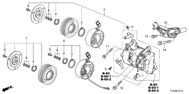 2018 Honda Accord Ring B, Snap Diagram for 38812RJA003