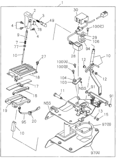 1996 Honda Passport  Washer, Lock Diagram for 1099851770