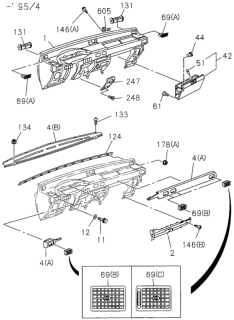 1994 Honda Passport  Screw, Tapping Diagram for 8971018790