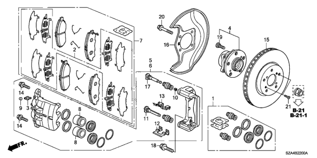 2014 Honda Pilot  Disk, Front (17") Diagram for 45251STXH01
