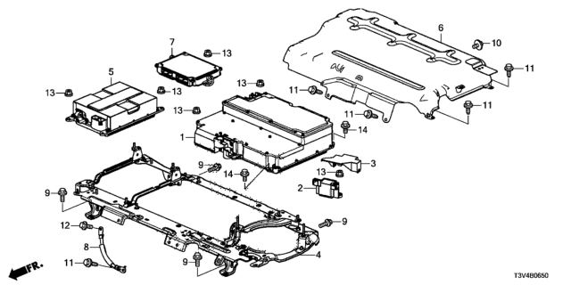 2014 Honda Accord  Cable, Ground (D/V) Diagram for 1N7205K0000