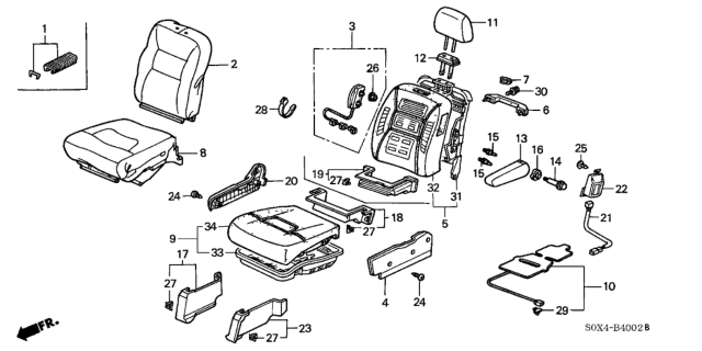 2002 Honda Odyssey  Cord, OPDS Diagram for 81312S0X000