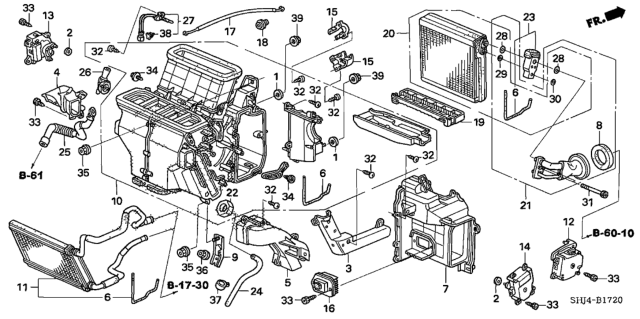 2005 Honda Odyssey  Hose, Drain Diagram for 80271SHJA00