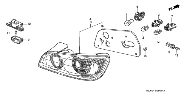 2003 Honda S2000  Gasket, Base Diagram for 33502S2AA01