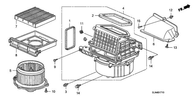 2007 Honda Fit Screw-Washer Diagram for 79121SW5003