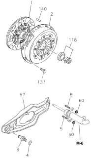 1995 Honda Passport Washer, Fork Stud Diagram for 8115000470