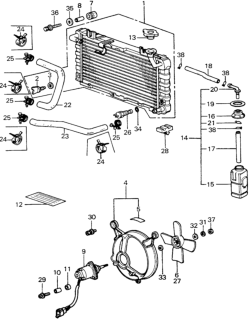 1982 Honda Civic  Washer, Plain (7MM) (Mitsuba) Diagram for 90403PA0004