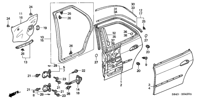 1999 Honda Accord  Bolt, Flange (8X22) Diagram for 90102SZ3000