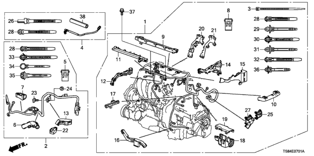 2014 Honda Civic  Cover B Diagram for 91502RX0A00