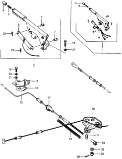 1975 Honda Civic Pin, Equalizer Diagram for 47365538000