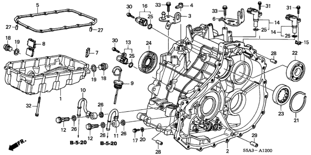 2001 Honda Civic  Bolt, Plug (18MM) Diagram for 90081PLY000