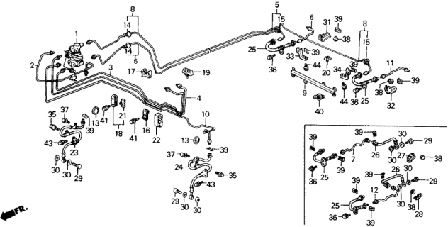 1989 Honda Accord  Washer, Oil Bolt Diagram for 90545300000