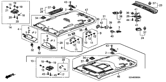 2015 Honda Pilot Screw, Tapping (4X16) Diagram for 9390344420