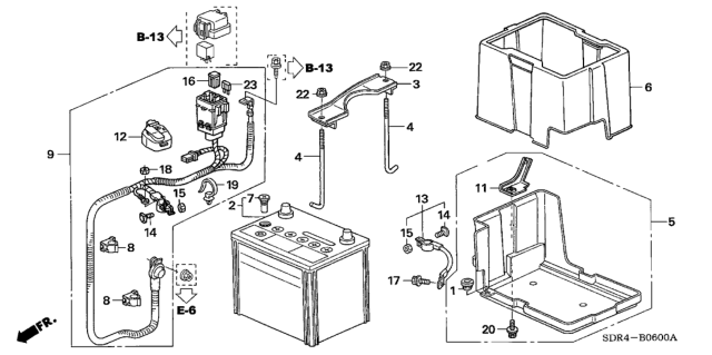 2006 Honda Accord Hybrid  Bolt-Washer (5X28) Diagram for 934030502808