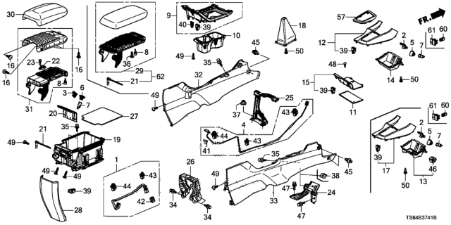 2013 Honda Civic Cap Assy Diagram for 39620T2AA01