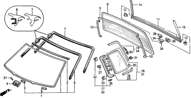 1991 Honda Civic Screw, Tapping (5X16) Diagram for 93903453J0