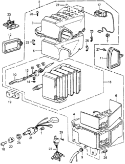 1985 Honda Accord  Pipe, Liquid Diagram for MD3E5255